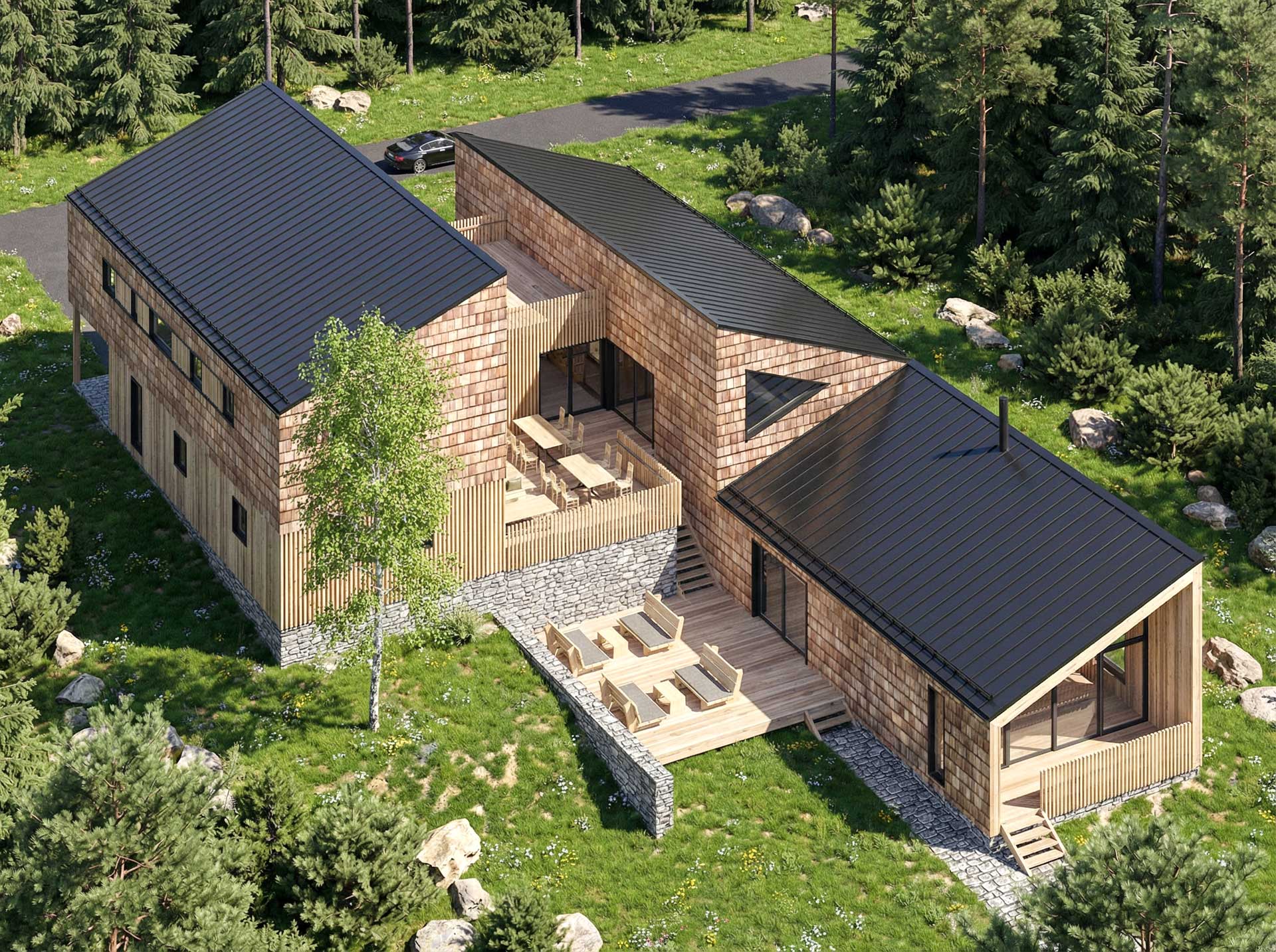 Cabana dintre pini